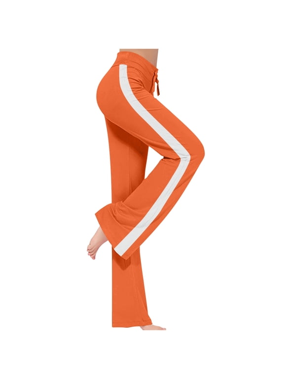Plus Size Yoga Pants Women, Loose High Waist Wide Leg Workout Out Leggings Casual Yoga Gym Pants S-3XL