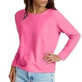 thumbnail image 1 of Titcea Sweatshirt for Women, Basic Crew Neck Solid Color Sweaters, Loose Comfy Casual Tops, 1 of 5