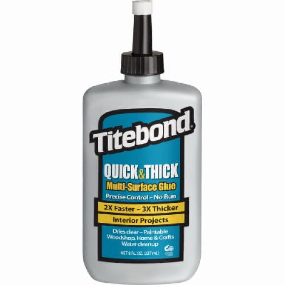 Titebond 2403 8 oz Bottle of Quick & Thick Multi-Surface Glue - Quantity of 6