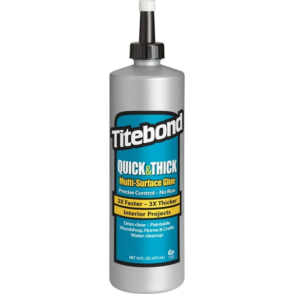 Titebond 2404 16 Oz White Quick & Thick Multi-Surface Glue
