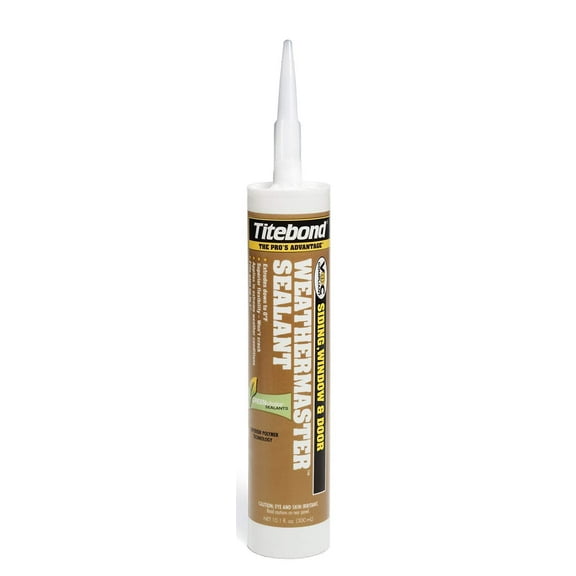 Titebond WeatherMaster Sealant Cartridge - Translucent Sealant - 10.1 oz, Clear