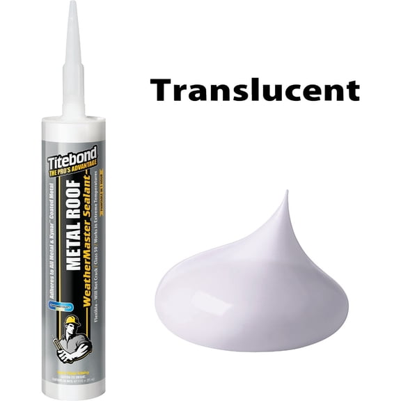 Titebond 61111 Adhesive-Caulk, 10.1 oz, Translucent