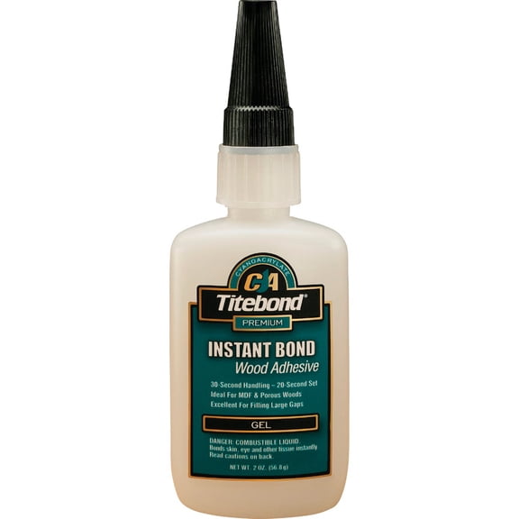 Titebond 6231 Instant Bond Fast Set Glue Gel, 2 Oz, Each