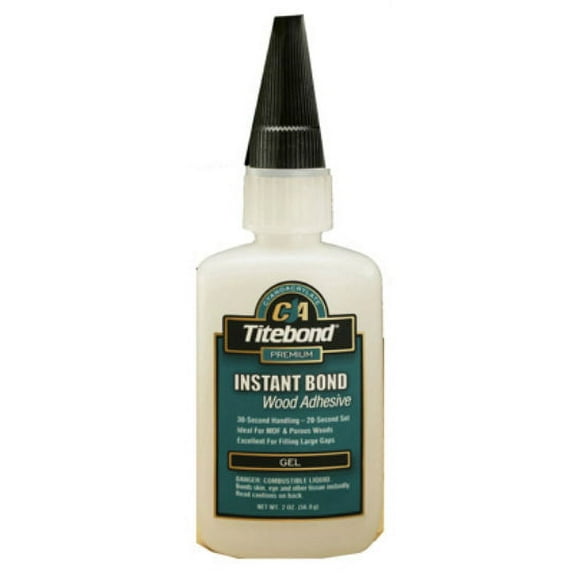 Titebond 6231 Instant Bond Fast Set Glue Gel, 2 Oz, Each