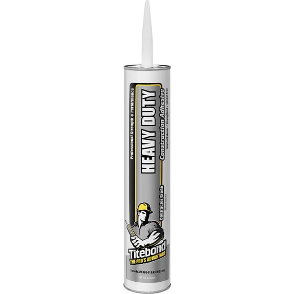 Franklin Sports Titebond All Purpose Construction Adhesive Wood, Paneling, Plywood Beige Tube 29 Oz Residential Use, Standard Application