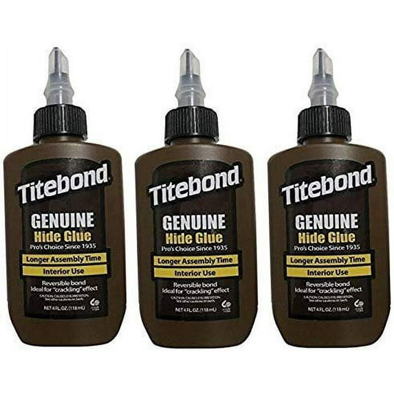 Titebond Genuine Hide Glue,4-Ounce hree Pck