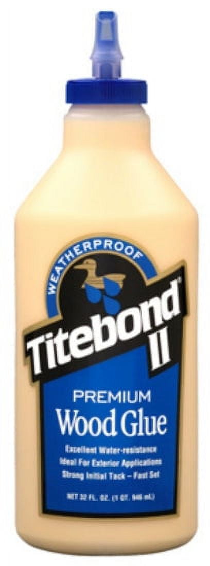 Titebond II 5005 Weatherproof Premium Wood Glue, 1 Qt, Each