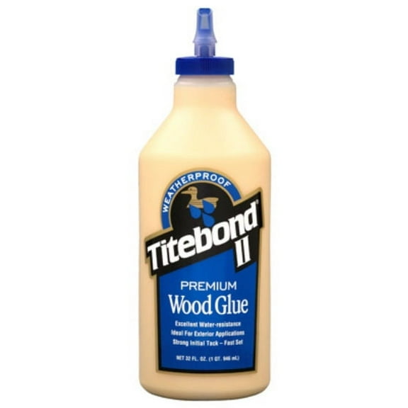 Titebond II 5005 Weatherproof Premium Wood Glue, 1 Qt, Each