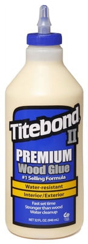 Titebond II QT Premium Wood Glue Passes The ANSI Type II Water Resista, Each