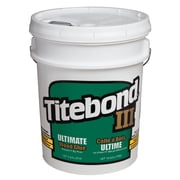 Titebond III Ultimate Wood Glue 5 Gal.   Premium Professional Woodworking Adhesive, Waterproof, Strong Initial Tack, Interior/Exterior Use, Easy Water Cleanup   1417