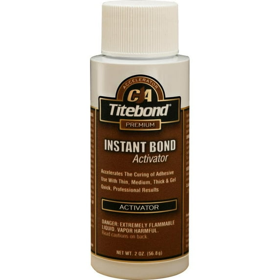 Titebond, Instant Bond Activator, 2 oz Net Content, Spray Bottle Container, Liquid Form, Clear