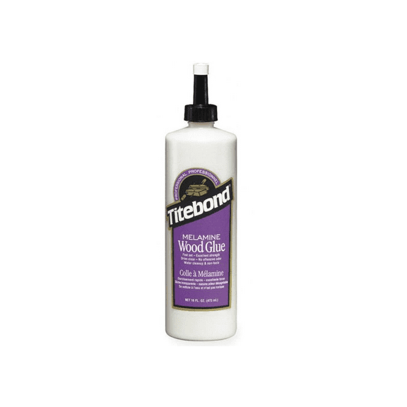 Titebond Melamine Waterproof Wood Glue, Clear, 16 fl oz