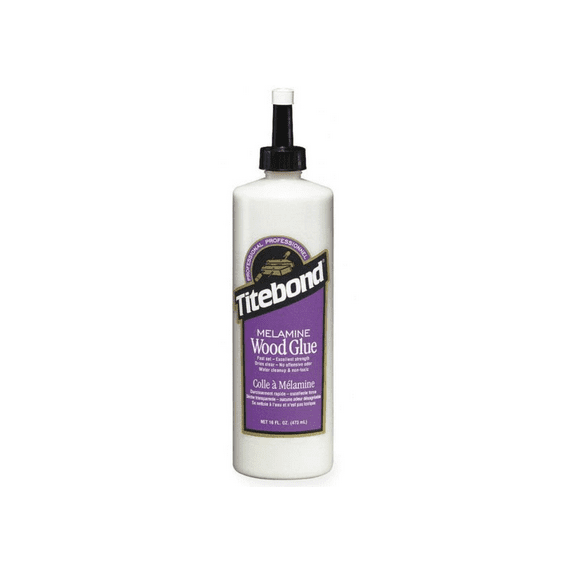 Titebond Melamine Waterproof Wood Glue, Clear, 16 fl oz