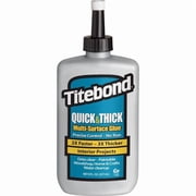Titebond Quick & Thick Multi-Surface Glue 8 Oz. – PVA Adhesive for Wood, Ceramic, Pottery, Stone, Glass, Fabric & Crafts, Strong Tack, Dries Clear, Paintable – 2403