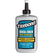 Titebond Quick & Thick Multi-Surface Fast-Drying Glue, Clear, 2-Pack