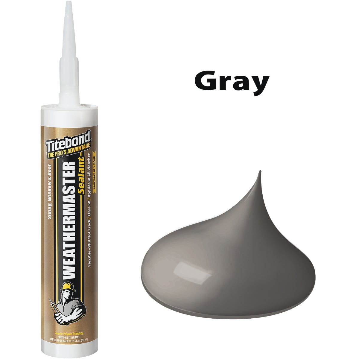Titebond WeatherMaster 10 Oz. Polymer Sealant, 46601 Gray 46601