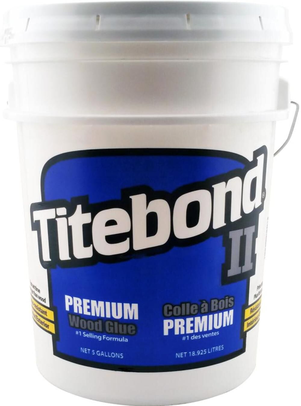 Titebond Wood Glue, 5 gal, Pail, II Premium 5007