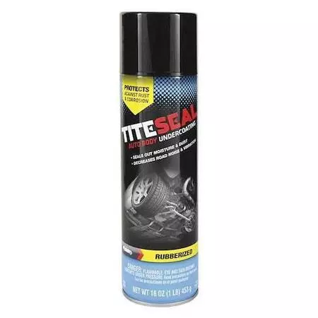 Titeseal T1617r Rubberized Undercoating,Black,16 Oz.