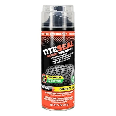 Titeseal Tstr14/6 Instant Tire Repair,Titeseal,14 Oz