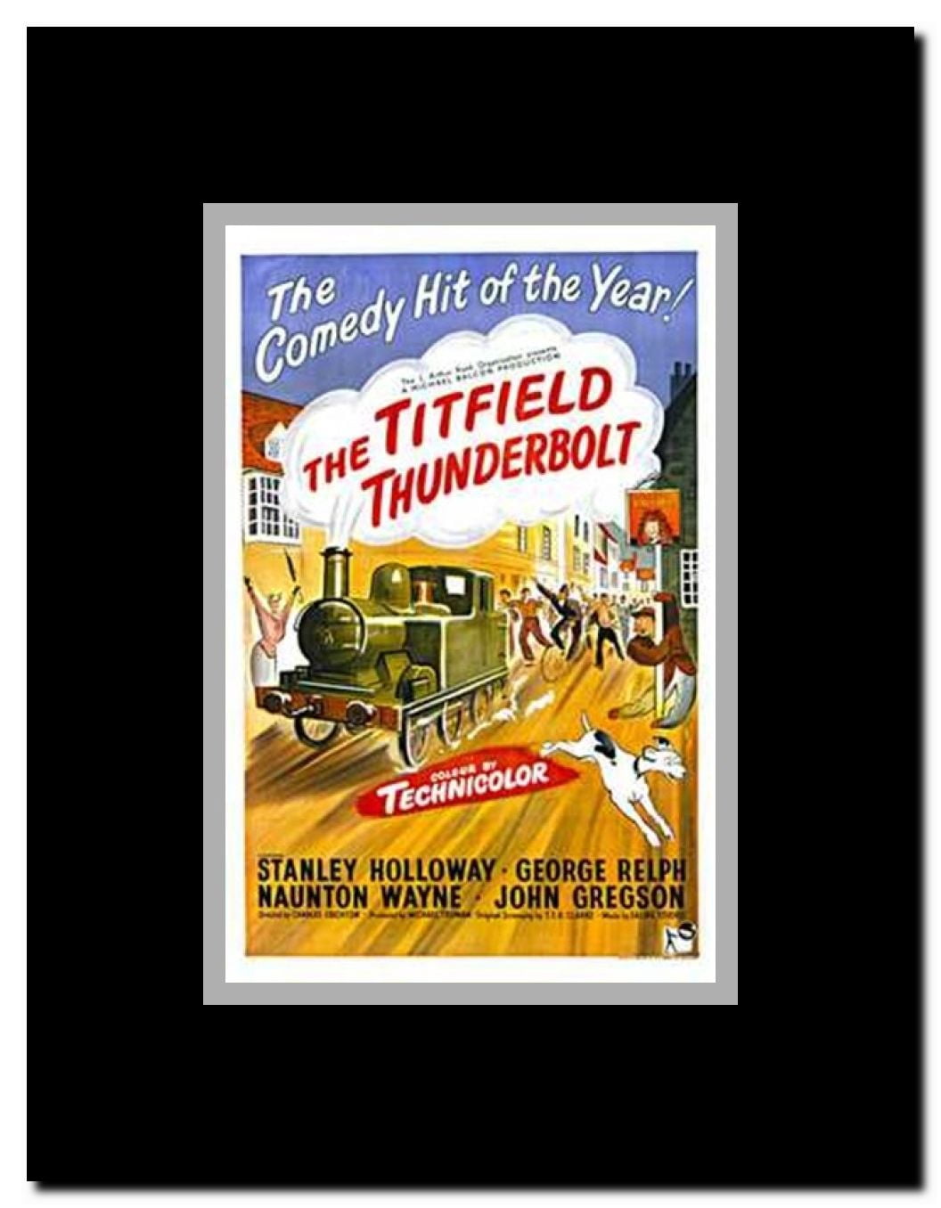 Titfield Thunderbolt Framed Movie Poster