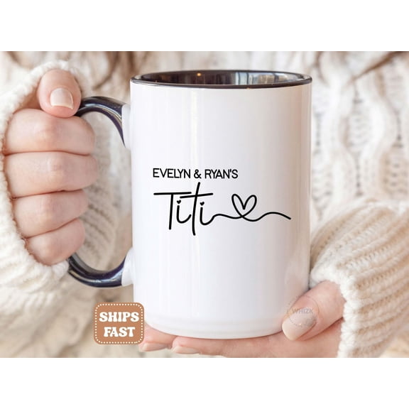 Titi Gifts For Titi Mug Personalized Titi Birthday Mothers Day Gifts From Niece Nephew Nam