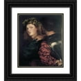 thumbnail image 1 of Titian 20x23 Black Ornate Wood Framed with Double Matting Museum Art Print Titled - Bravo, 1 of 4