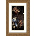 thumbnail image 1 of Titian 2x Matted 16x24 Gold Ornate Framed Art Print 'The Death of St Peter Martyr', 1 of 2