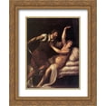 thumbnail image 1 of Titian 2x Matted 20x24 Gold Ornate Framed Art Print 'Tarquin and Lucretia', 1 of 2
