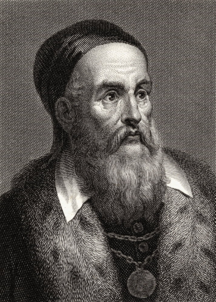 Titian C148890-1576 Italian Painter 19Th Century Print Engraved By John T Wedgwood From A Painting By The Artist Canvas Art - Ken Welsh Design Pics (12 x 18)