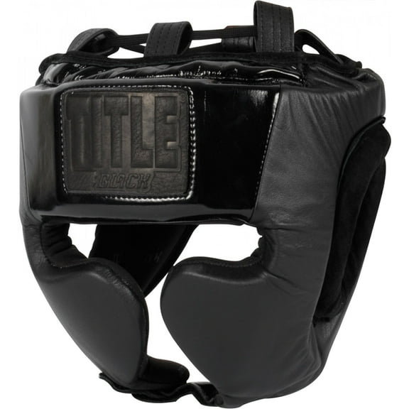 Title Black Training Headgear - Regular