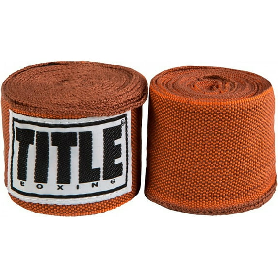 Title Boxing 180" Semi Elastic Mexican Handwraps - Burnt Orange