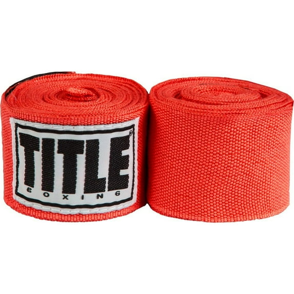 Title Boxing 180" Semi Elastic Mexican Handwraps - Red