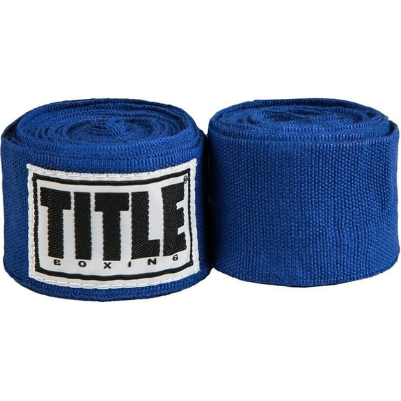Title Boxing 180" Semi Elastic Mexican Handwraps - Royal