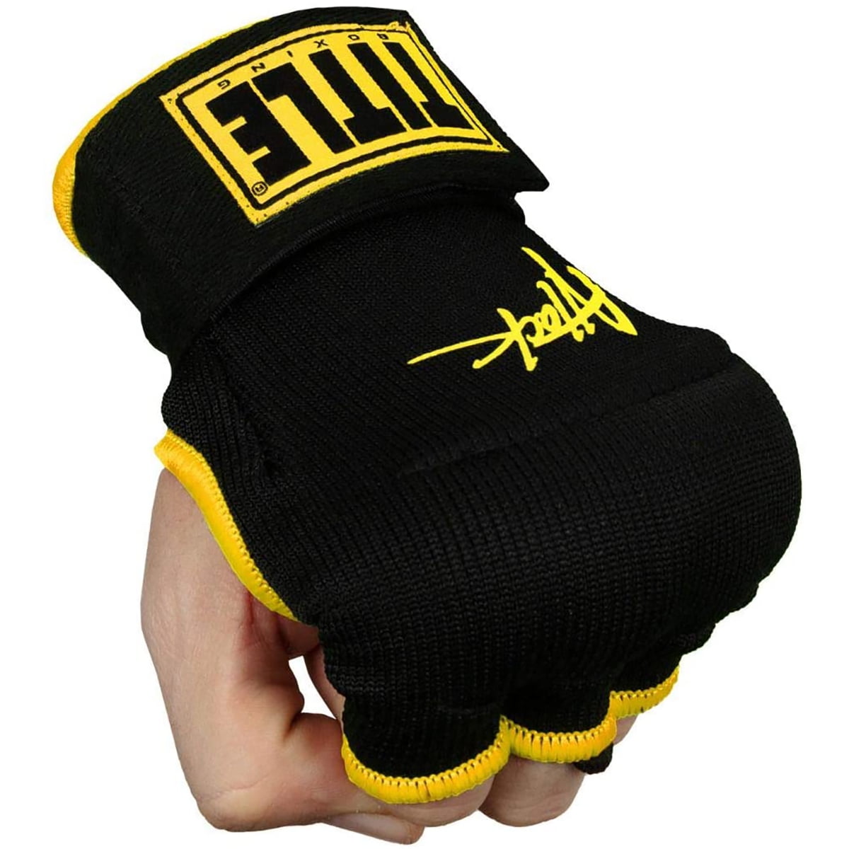Title Boxing Attack Nitro Speedwraps Regular Black/Yellow