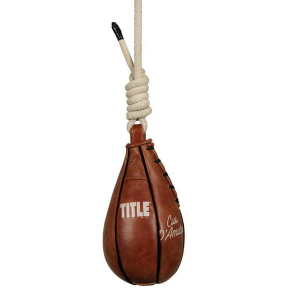 Title Boxing Cus D'Amato Genuine Leather Slipping Bag