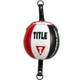 thumbnail image 1 of Title Boxing Infused Foam Inflated Leather Double End Bag - 7" - Red/White/Black, 1 of 1