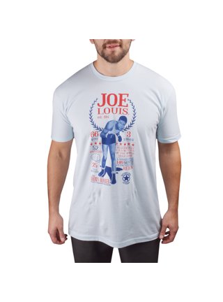 Title Boxing Joe Louis Stats Premium Fitted Legacy T-Shirt - Light Blue