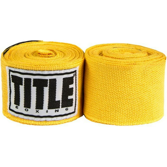 Title Boxing Mexican Style Handwraps-Gold