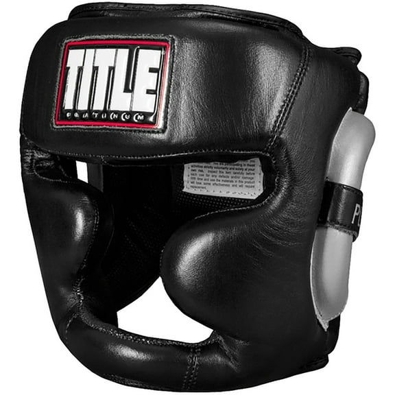 Title Boxing Platinum Premier Full Training Headgear 2.0 - Regular - Black