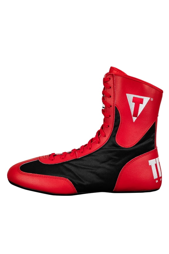 Speed-Flex Encore Mid-Top Boxing Shoes, Size 11, Red/Black