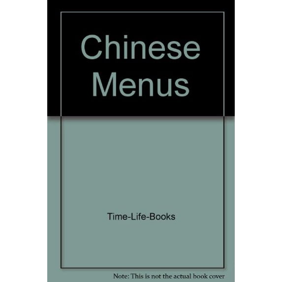 Pre-Owned Title: Chinese Menus Paperback