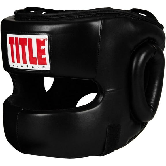 Title Classic Face Protector Headgear - Boxing Headgear, MMA Gear, Headgear, Sparring Gear, Headgear Boxing, Sparring Boxing Head Gear, Sparring Headgear, Muay Thai Headgear