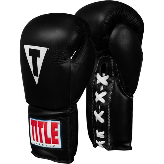 Title Classic Leather Lace Training Gloves 2.0 - Lace Up Boxing Glove, Boxing Competition Gloves, Boxing Sparring Gloves, Boxing Training Gloves, Boxing Bag Gloves, Boxing Gloves