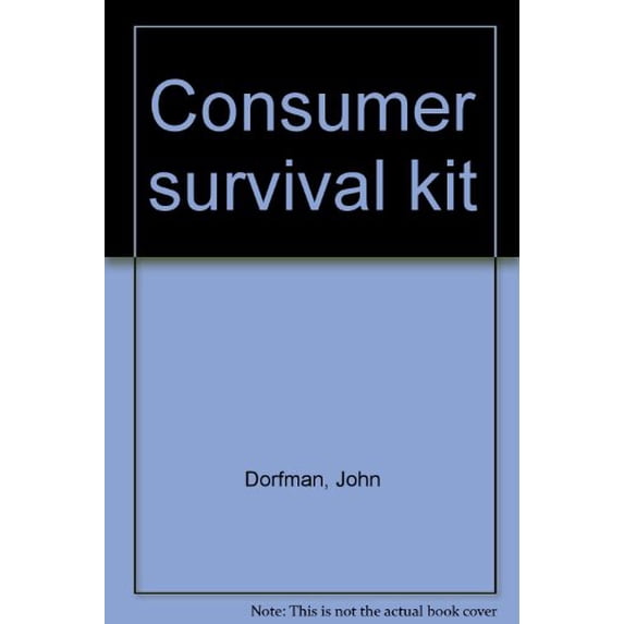 Pre-Owned Title: Consumer survival kit Paperback