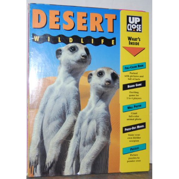 Pre-Owned Title: Desert WildlifeBook Board Game Poster PressOut Mod Paperback