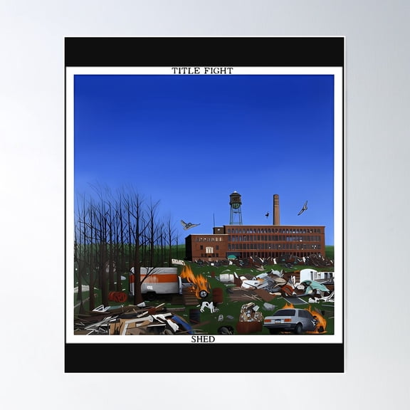 Title Fight Shed Poster Wall Art Modern Wall Decor For Living Room Bedroom