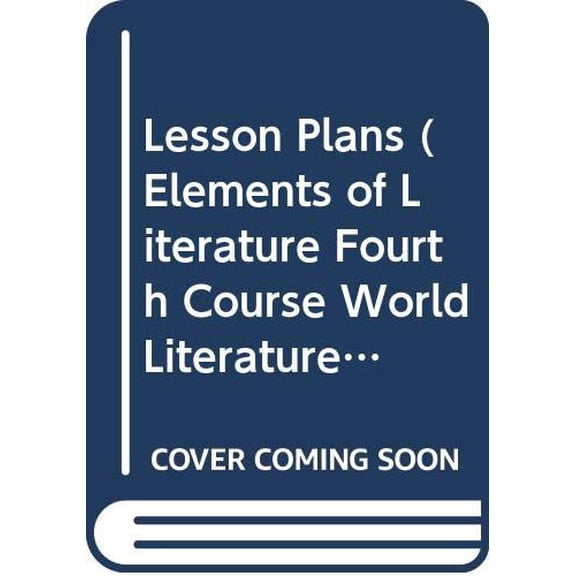 Pre-Owned Title: Lesson Plans Elements of Literature Fourth Course Paperback
