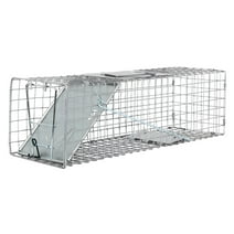 Title: LifeSupplyUSA (2 Pack) Humane Animal Traps for Cats, Rats, Raccoons, Rabbits and More (24"x7"x7")