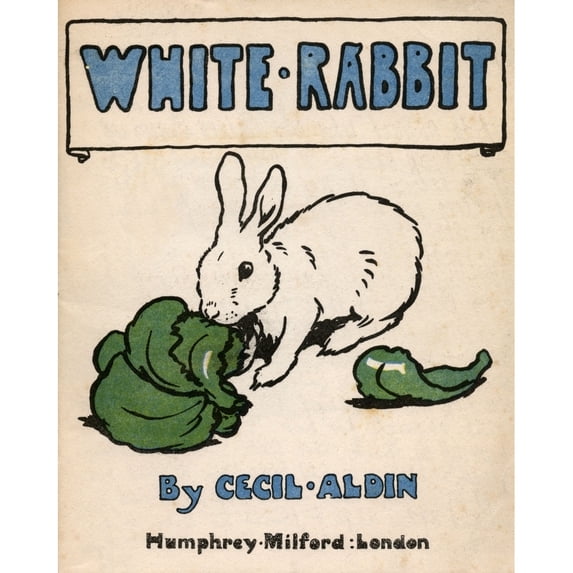 Title Page Design By Cecil Aldin, White Rabbit Poster Print By Mary Evans Picture Library (24 X 36)