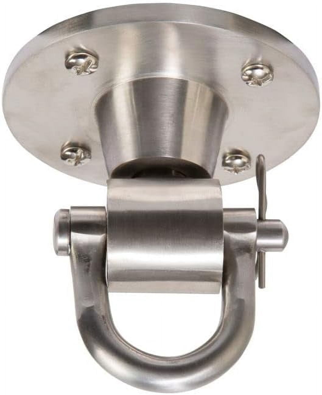 TITLE Boxing Lightning Speed Super Swivel – Heavy Bag Hanger For Faster Rebound, Professional Brushed Nickel Finish